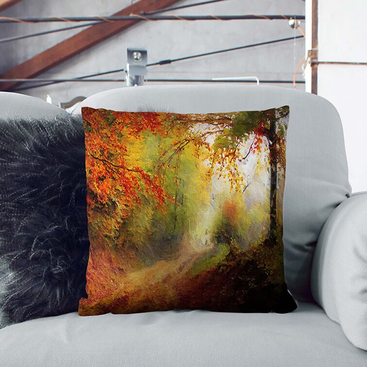 Fall colored 2024 throw pillows